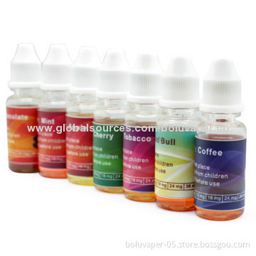 Over 300-flavor E liquid, Used to Refill Empty Electronic Cigarette Cartridges